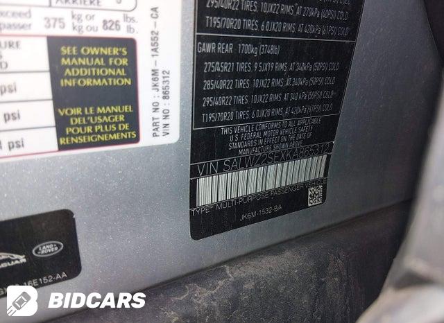 SALWZ2SEXKA865312 2019 Land Rover Range Rover photo no. 9