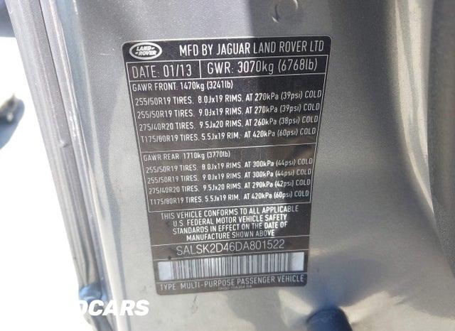 SALSK2D46DA801522 2013 Land Rover Range Rover photo no. 9