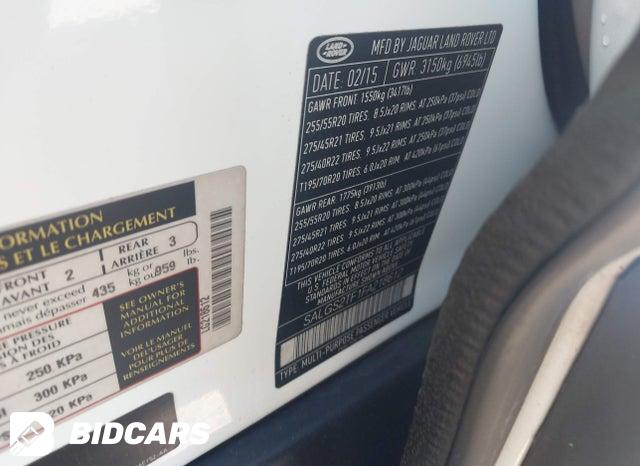 SALGS2TF1FA218612 2015 Land Rover Range Rover photo no. 9