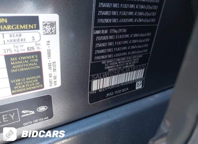 SALWR2RE5JA181370 2018 Land Rover Range Rover photo no. 9