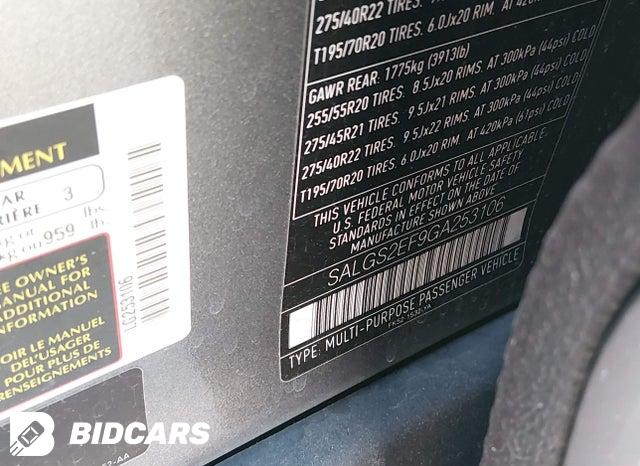 SALGS2EF9GA253106 2016 Land Rover Range Rover photo no. 9