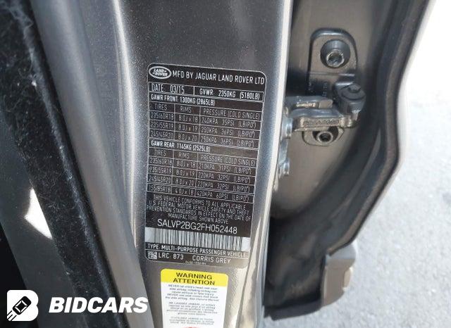 SALVP2BG2FH052448 2015 Land Rover Range Rover photo no. 9