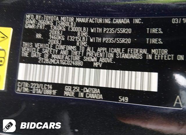 2T2BZMCA1GC024880 2016 Lexus RX photo no. 9