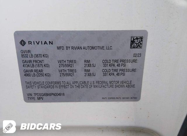 7PDSGABA6PN004916 2023 Rivian R1S photo no. 9
