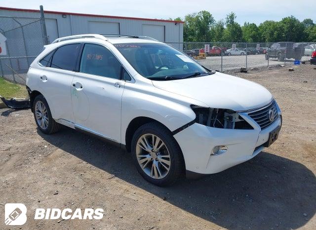 2T2ZK1BAXEC133208 2014 Lexus RX photo no. 1