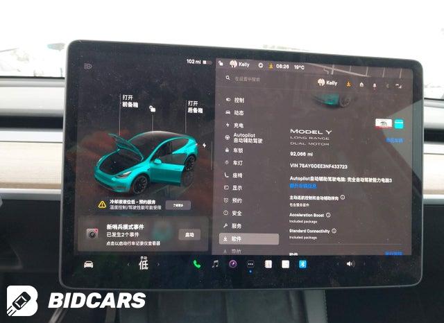 7SAYGDEE3NF433723 2022 Tesla Model Y photo no. 19