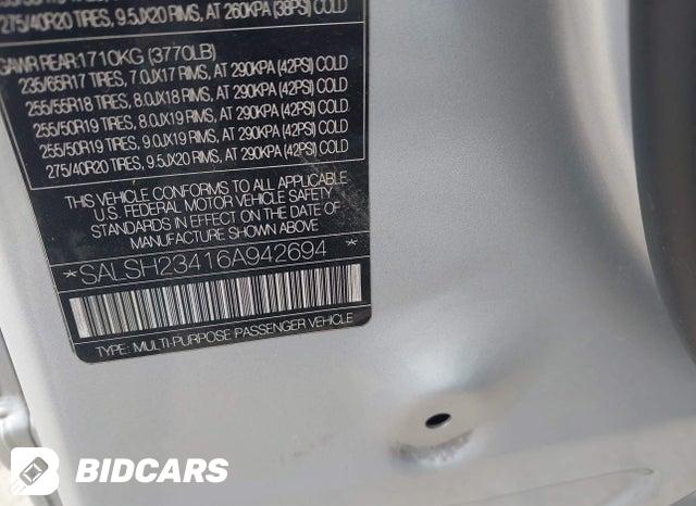 SALSH23416A942694 2006 Land Rover Range Rover photo no. 9