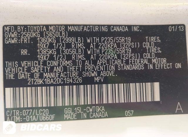 2T2BK1BA2DC194326 2013 Lexus RX photo no. 9