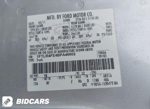 1FTLR4FE4BPA46602 2011 Ford Ranger photo no. 9