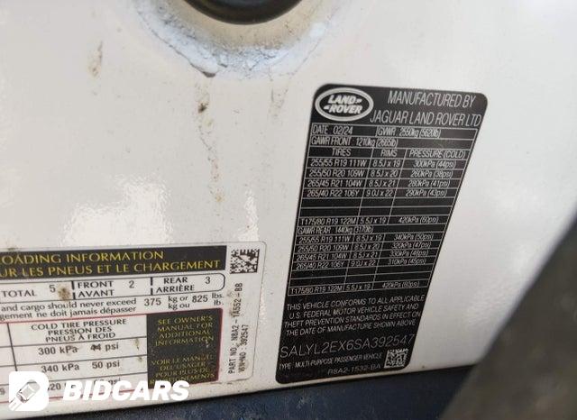 SALYL2EX6SA392547 2025 Land Rover Range Rover photo no. 9