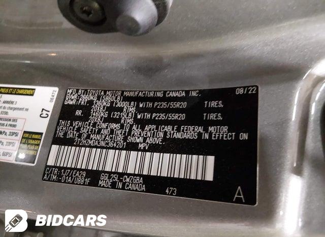 2T2HZMDA3NC364201 2022 Lexus RX photo no. 9