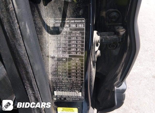SALVP2RX8JH297673 2018 Land Rover Range Rover photo no. 9