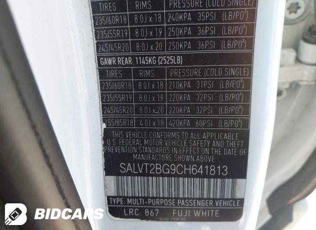 SALVT2BG9CH641813 2012 Land Rover Range Rover photo no. 9