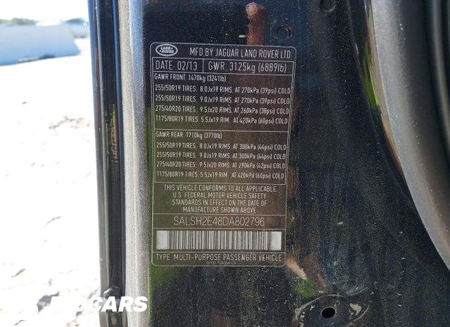 SALSH2E48DA802796 2013 Land Rover Range Rover photo no. 9