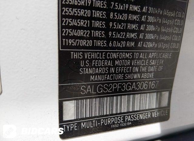 SALGS2PF3GA306167 2016 Land Rover Range Rover photo no. 9