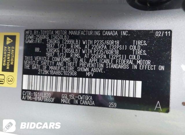 2T2BK1BA8BC102908 2011 Lexus RX photo no. 9
