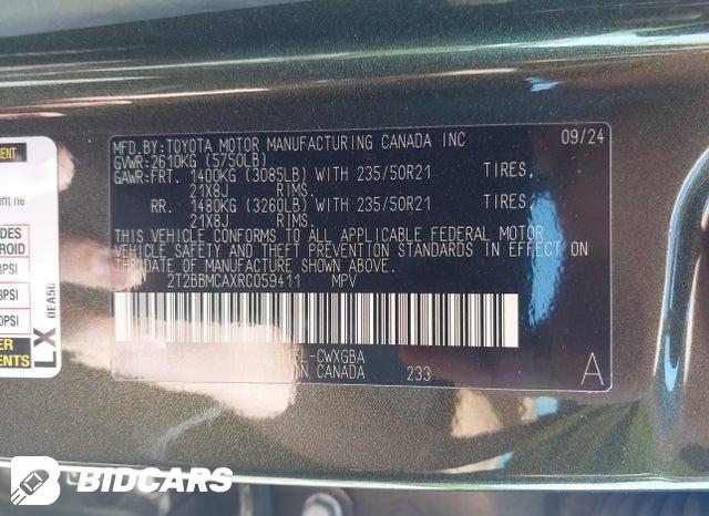 2T2BBMCAXRC059411 2024 Lexus RX 350H photo no. 9