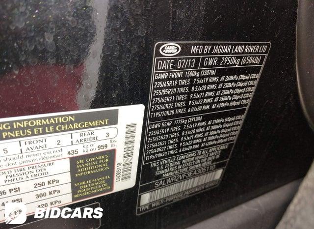 SALWR2VF3EA305110 2014 Land Rover Range Rover photo no. 9