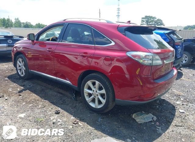 2T2ZK1BA5CC082326 2012 Lexus RX photo no. 3