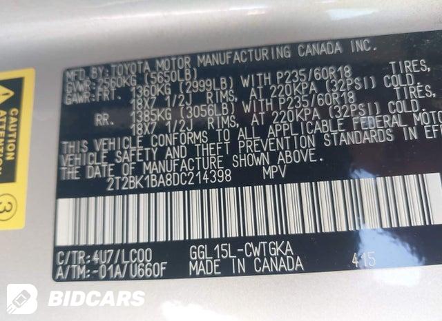 2T2BK1BA8DC214398 2013 Lexus RX photo no. 9