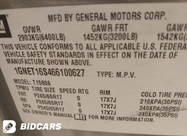 1GNET16S466100627 2006 Chevrolet Trailblazer Ext photo no. 9