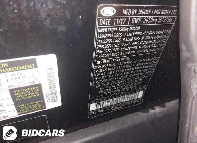 SALGS2FV3HA379985 2017 Land Rover Range Rover photo no. 9