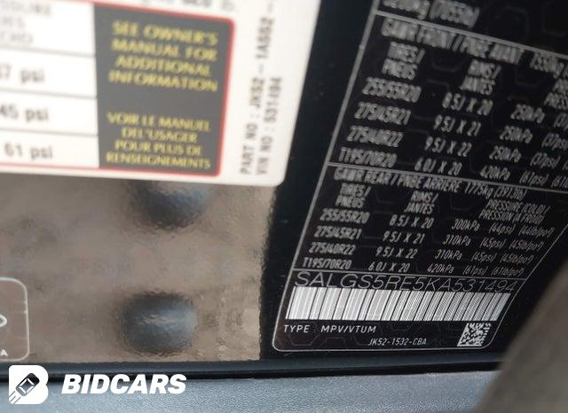 SALGS5RE5KA531494 2019 Land Rover Range Rover photo no. 9
