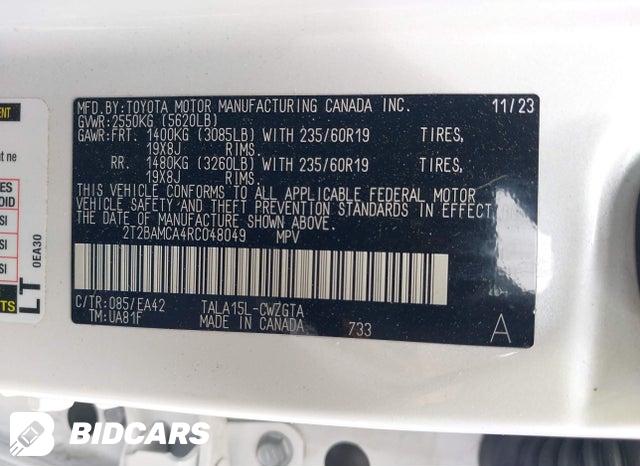 2T2BAMCA4RC048049 2024 Lexus RX photo no. 9