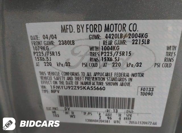 1FMYU92Z95KA55660 2005 Ford Escape photo no. 9