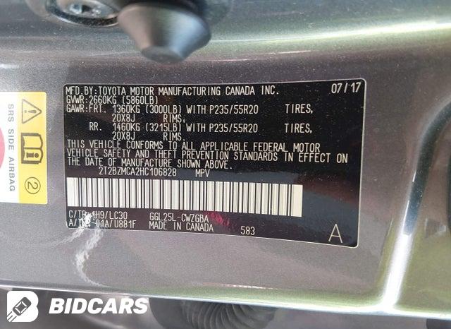 2T2BZMCA2HC106828 2017 Lexus RX photo no. 9