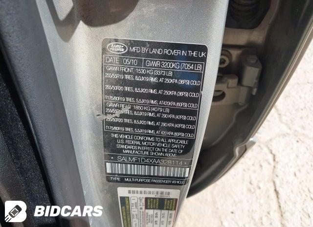 SALMF1D4XAA328114 2010 Land Rover Range Rover photo no. 9