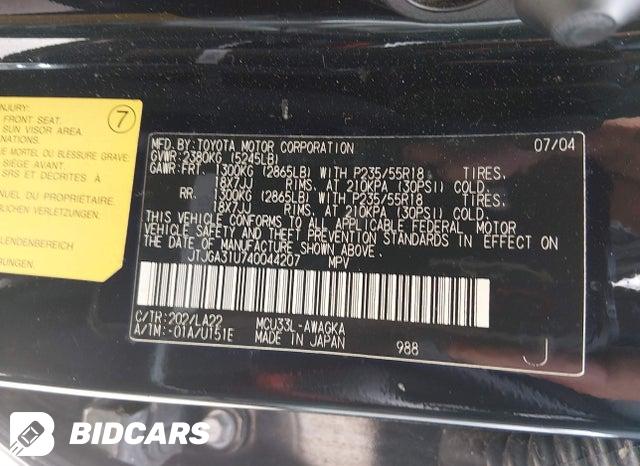JTJGA31U740044207 2004 Lexus RX photo no. 9