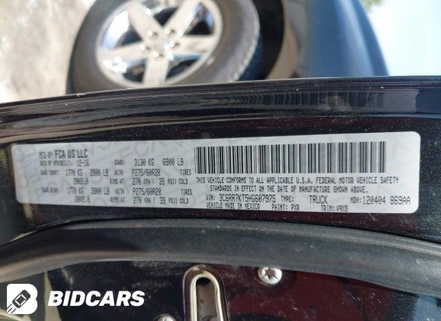 3C6RR7KT5HG607975 2017 RAM 1500 photo no. 9