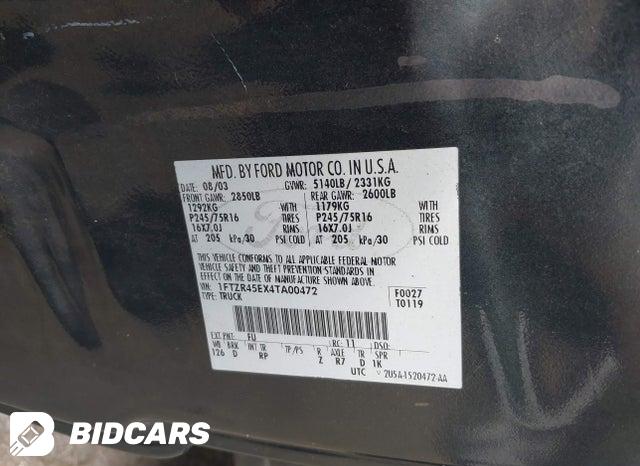 1FTZR45EX4TA00472 2004 Ford Ranger photo no. 9