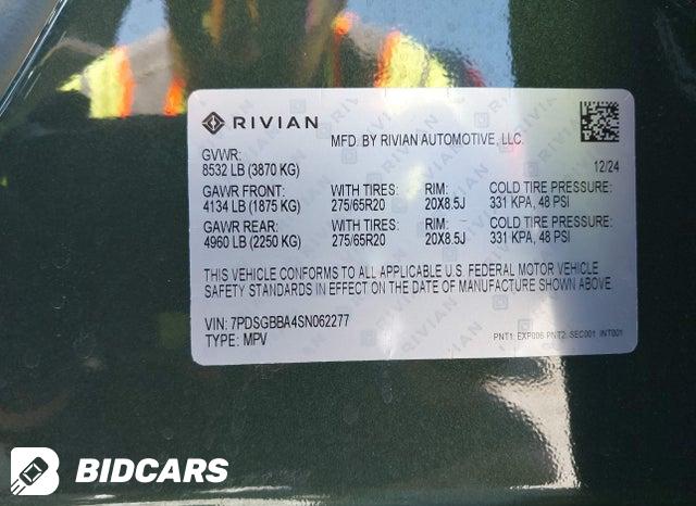 7PDSGBBA4SN062277 2025 Rivian R1S photo no. 9