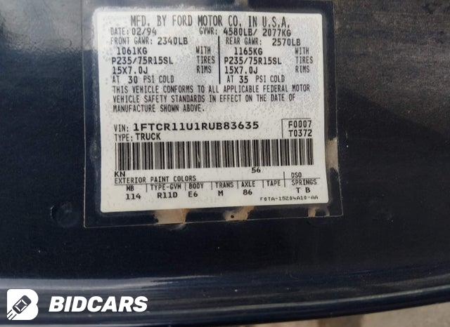 1FTCR11U1RUB83635 1994 Ford Ranger photo no. 9