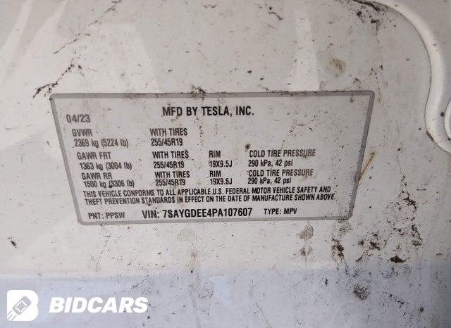 7SAYGDEE4PA107607 2023 Tesla Model Y photo no. 9