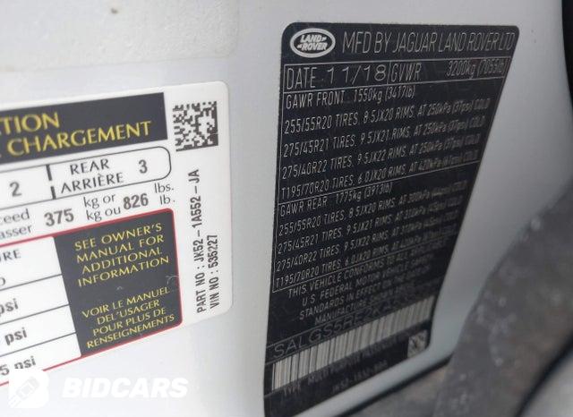 SALGS5RE2KA535227 2019 Land Rover Range Rover photo no. 9