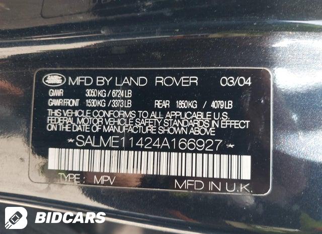 SALME11424A166927 2004 Land Rover Range Rover photo no. 9