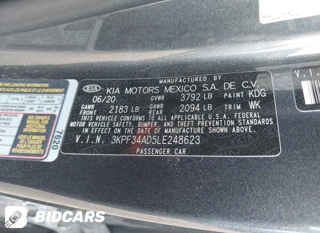 2020 KIA Forte — VIN 3KPF34AD5LE248623, фото 9
