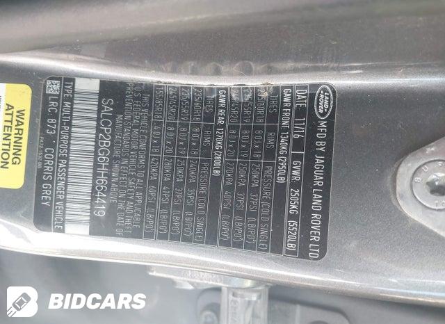 SALCP2BG6HH664419 2017 Land Rover Discovery photo no. 9