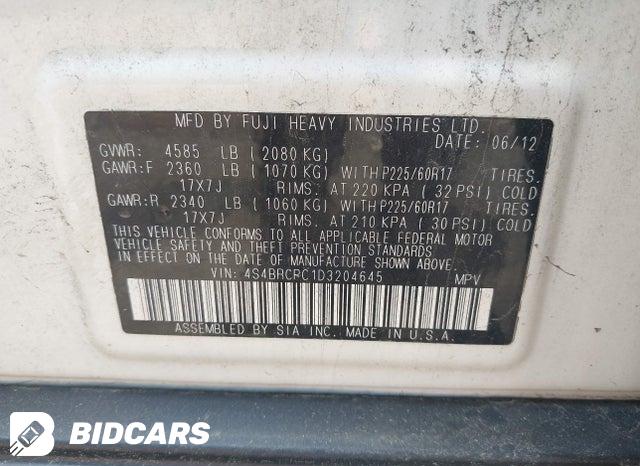 4S4BRCPC1D3204645 2013 Subaru Outback photo no. 9
