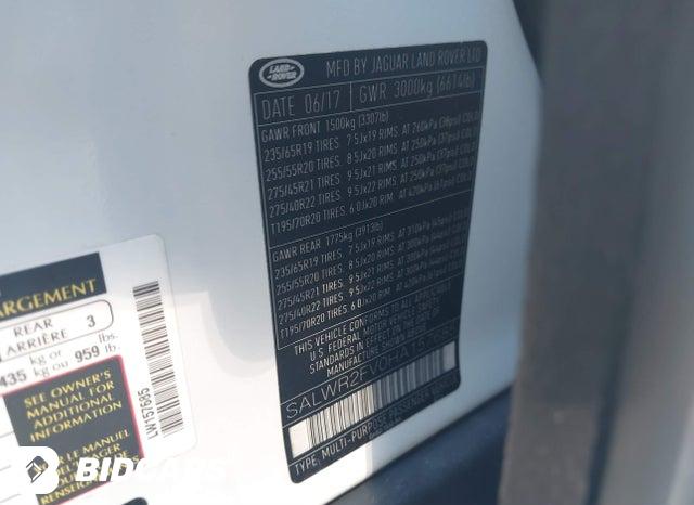 SALWR2FV0HA157685 2017 Land Rover Range Rover photo no. 9