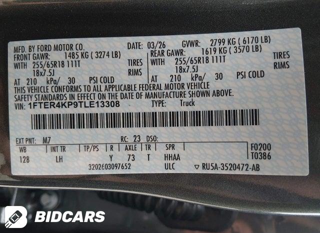 1FTER4KP9TLE13308 2026 Ford Ranger photo no. 9