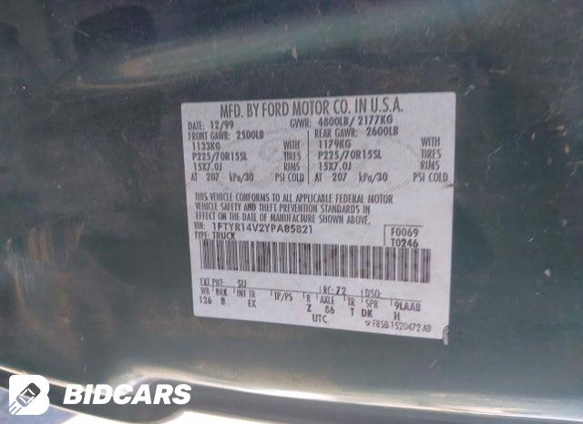 1FTYR14V2YPA85821 2000 Ford Ranger photo no. 9