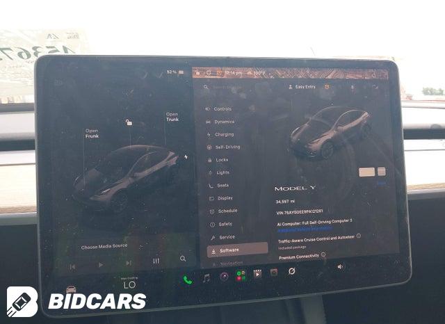 2023 Tesla MODEL Y — VIN 7SAYGDEE9PA121261, şəkil 7