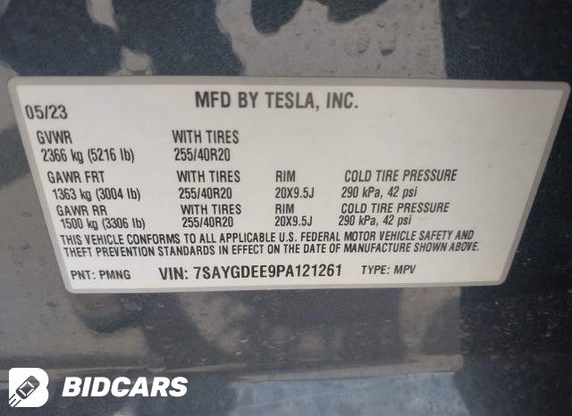 2023 Tesla MODEL Y — VIN 7SAYGDEE9PA121261, şəkil 9