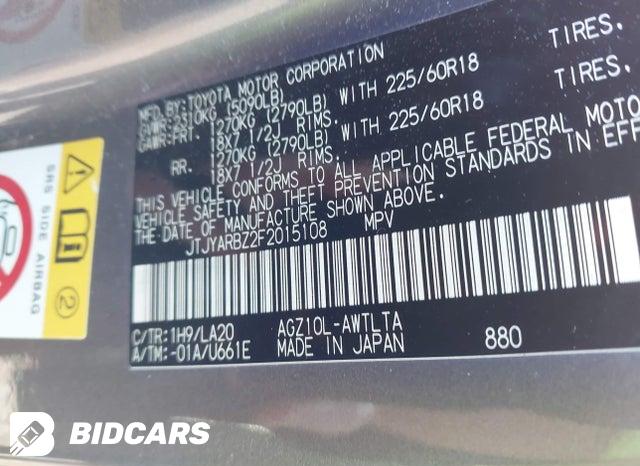 JTJYARBZ2F2015108 2015 Lexus NX photo no. 9