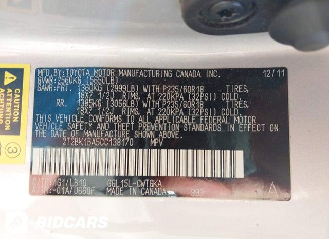 2T2BK1BA5CC138170 2012 Lexus RX photo no. 9