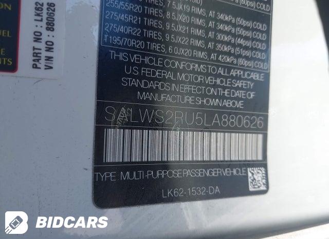 SALWS2RU5LA880626 2020 Land Rover Range Rover photo no. 9
